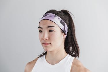 Nobull Headband 2" Tie-Dye Men's Headband Pink Black | Australia (MZ4159)